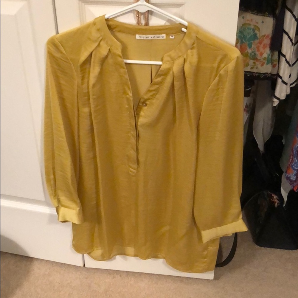 Chartreuse Blouse